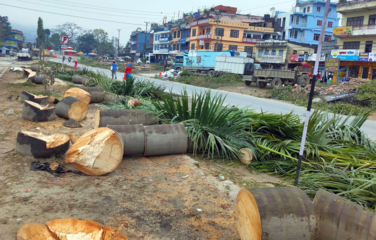 मुग्लिन–पोखरा सडकको पश्चिम खण्डमा संरचना हटाउनका लागि मुआब्जा वितरण सुरु