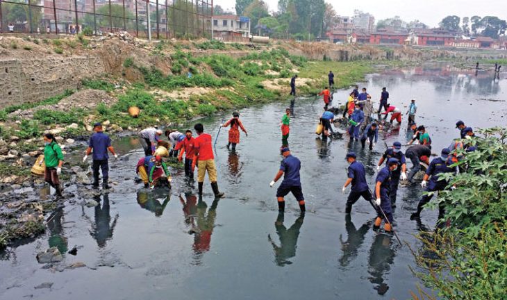 वाग्मती सफाइ महाअभियानको ५०० हप्ता नाघ्यो: २० हजार टन फोहर निकालियो