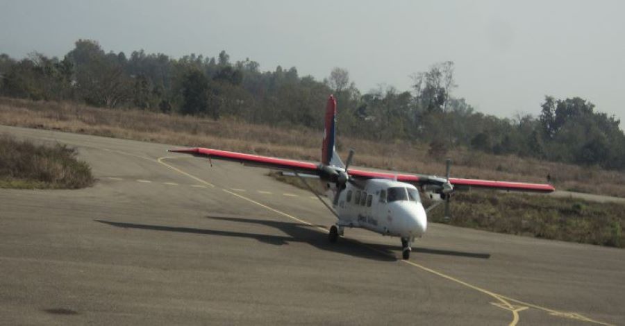 ताल्चा विमानस्थल हालसम्म ६०% मात्र काम सम्पन्न, टर्मिनल भवन नहुँदा सेवा प्रवाहमा समस्या