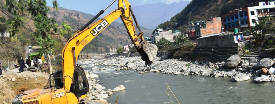 पर्वत र म्याग्दी जोड्न कालीगण्डकीमा पुल निर्माण सुरु, ५ महिनाभित्र सम्पन्न गर्ने