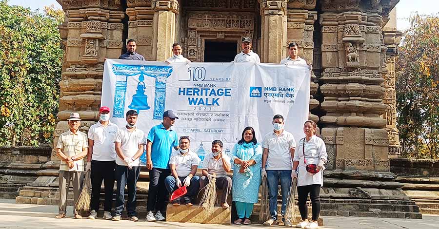 सम्पदामा एनएमबिः एनएमबि बैंक कर्णाली प्रदेशद्वारा काँक्रेबिहार सरसफाइ