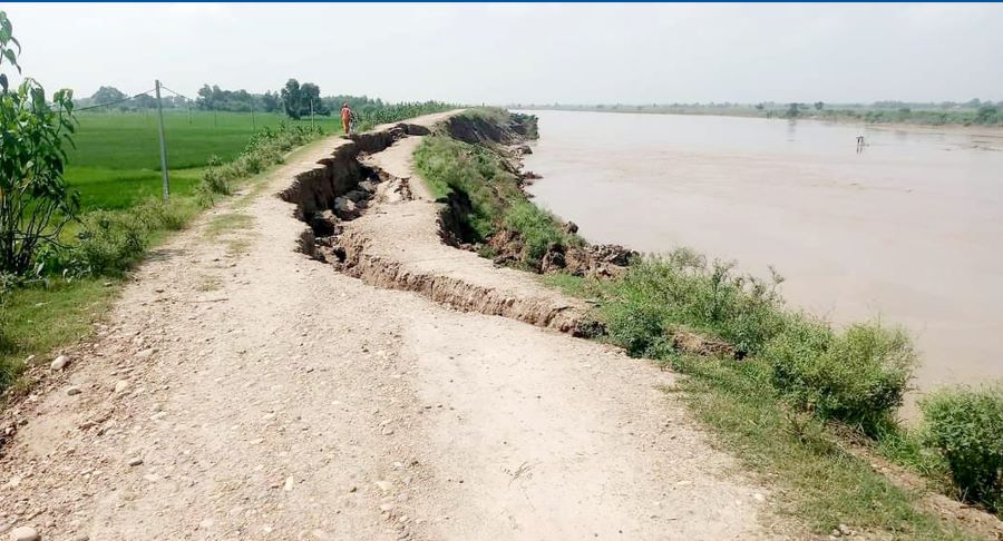 राप्ती तटीय क्षेत्रका बासिन्दा सधैँ बाढीको त्रासमा, साढे एक लाख व्यक्ति प्रभावित हुने पूर्वानुमान