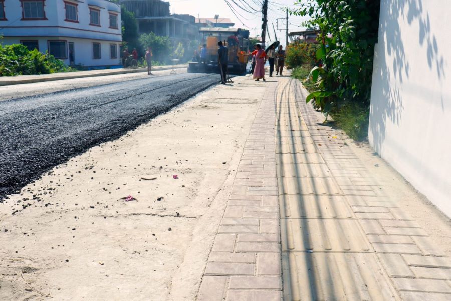 अपाङ्गमैत्री सडक बनाउँदै खैरहनी