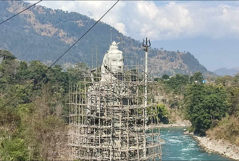 सय फिट अग्लो महादेवको मूर्तिको निर्माण कार्य अन्तिम चरणमा