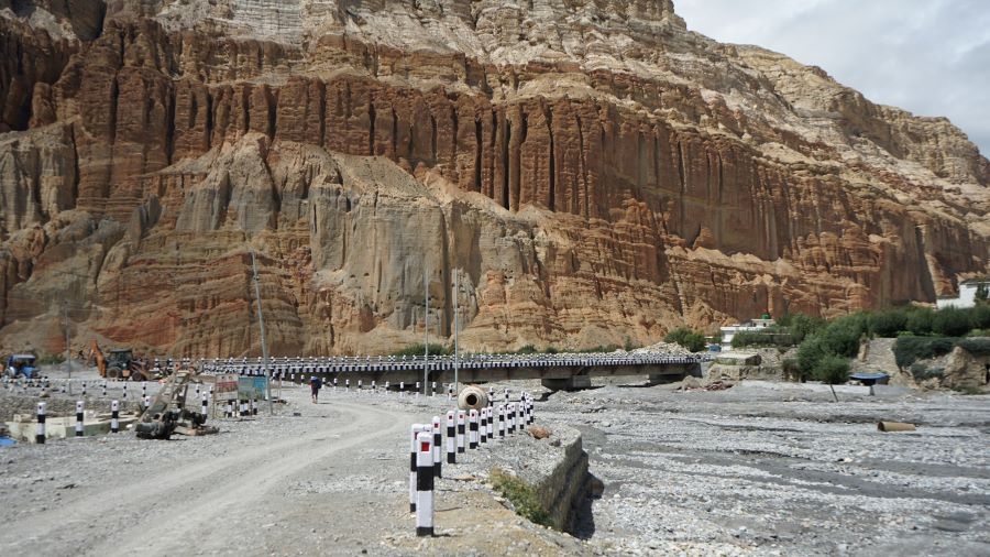 Construction of three more motorized bridges in Mustang, 84 percent physical progress