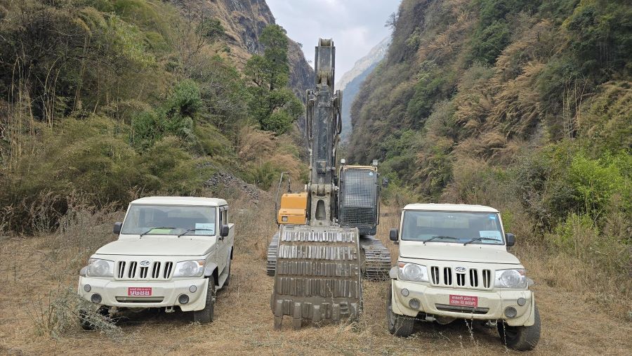 म्याग्दीको दुर्गम बस्ती बगर गाउँमा सडक सञ्जालन